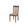Jídelní židle dřevěná dekor třešeň a potah krémová látka BC-3950 TR3-OBR1 new