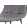78489 8 jidelni zidle ocalounena sedou ekokuzi s designovym prositim ct 393 grey