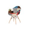 Jídelní židle patchwork a nohy masiv buk CT-755 PW2