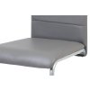 Jídelní židle DCL-102 GREY, šedá koženka-2