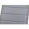 Jídelní židle DCL-102 GREY, šedá koženka-1