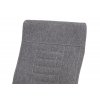 Jídelní židle pohupovací chrom a šedá látka DCL-427 GREY2 - 4