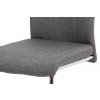 Jídelní židle pohupovací chrom a šedá látka DCL-427 GREY2 - 5