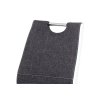 Jídelní židle chrom a šedá látka s bílou ekokůží DCL-444 GREY2-2
