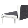 78822 7 jidelni zidle chrom a seda latka s bilou ekokuzi dcl 444 grey2