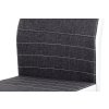 78822 9 jidelni zidle chrom a seda latka s bilou ekokuzi dcl 444 grey2
