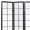 Paravan čtyřdílný černý EF-806 BK-2