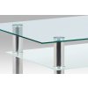 Jídelní stůl skleněný 90x60 cm GDT-111 CLR-OBR2