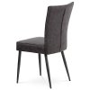 Jídelní židle v kombinaci imitace šedé kůže a broušeného nerezu HC-323 GREY3 - 2