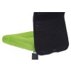 Kancelářská židle zelená mesh plastový kříž síťovina černá AKZ133Z
