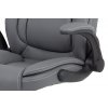 Kancelářská židle potah šedá ekokůže houpací mechanismus AKZ148S