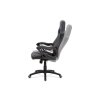 Kancelářská židle potah černá ekokůže černá a šedá látka MESH AKZ150S