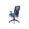 Kancelářská židle v modré barvě látka MESH KA-H102 BLUE-2