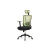 Kancelářské křeslo, látka MESH v zelené barvě, KA-H110 GRN