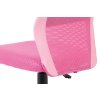 Kancelářská židle růžová v kombinaci látky MESH a ekokůže KA-V101 PINK - 8