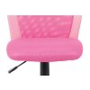 Kancelářská židle růžová v kombinaci látky MESH a ekokůže KA-V101 PINK - 9