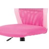 Kancelářská židle růžová v kombinaci látky MESH a ekokůže KA-V101 PINK - 6