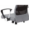 Kancelářská židle šedá látka a černá síťovina MESH houpací mech. AKZ164S