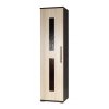 Úzká šatní skříň 50 cm s dveřmi v dekoru jasan světlý a korpusem v dekoru jasan tmavý typ R4 F2010