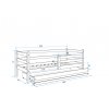 83469 9 detska postel 90x200 cm z borovicoveho dreva v bile barve f1274