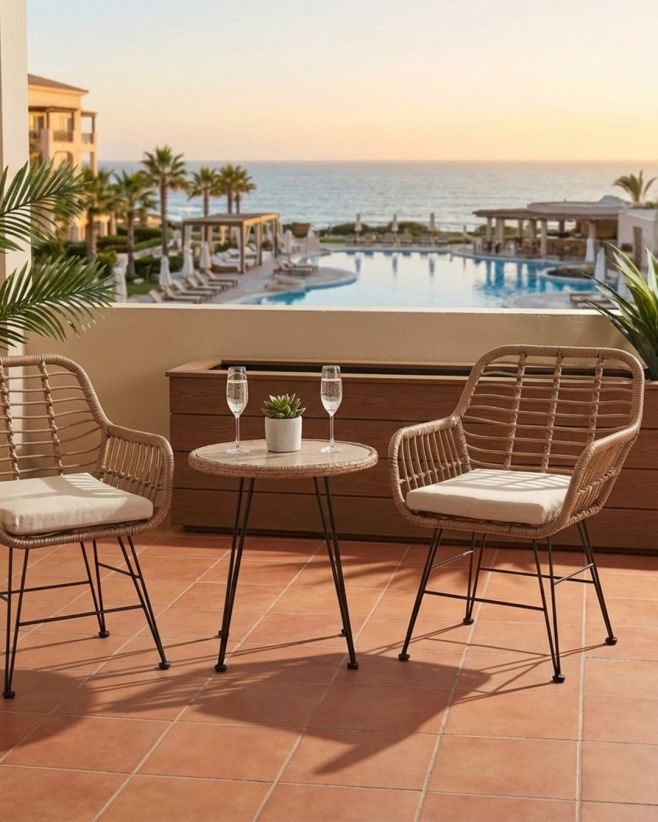 I malý balkon může být oblíbeným místem doma. Stačí správný balkonový set – prostor pro ranní kávu, odpočinek i večerní...