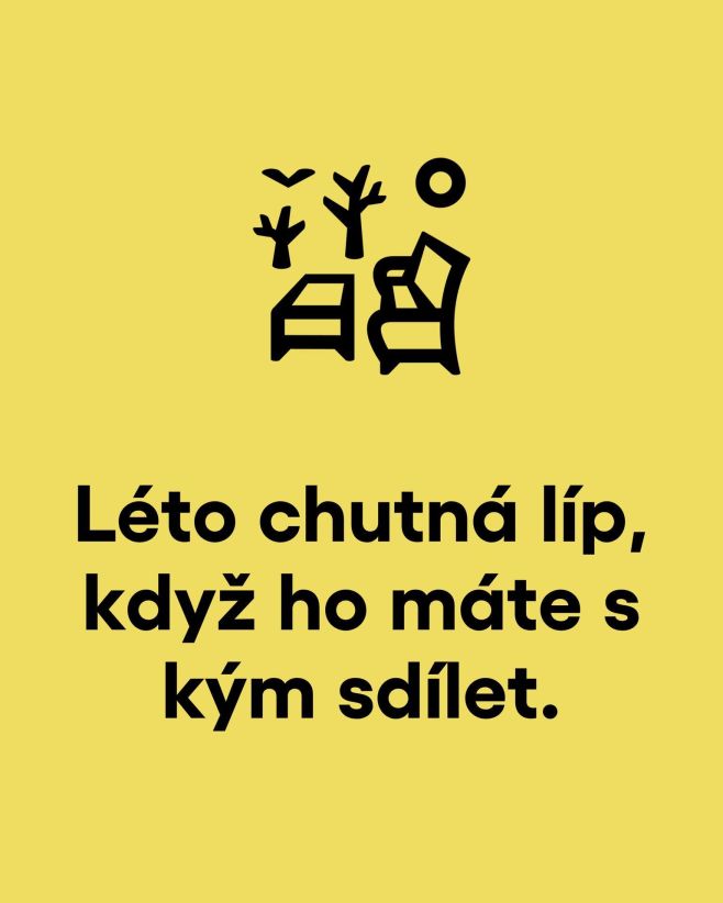 Léto chutná líp, když ho máte s kým sdílet. 🌿 Ranní káva, nedělní oběd venku, večerní posezení, které se nikam nežene....