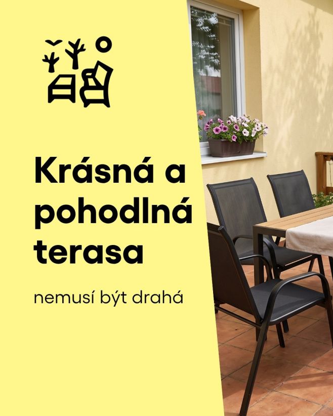 Krásná a pohodlná terasa nemusí stát majlant. Stačí jeden dobře vybraný set a z obyčejného dvorku máte místo pro letní...