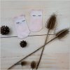 Růžové dětské ponožky sova 0-6 6-12 12-18mcy růžové