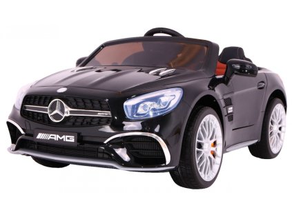 Mercedes AMG SL65 dla dzieci Czarny + Pilot + Bagażnik + Regulacja siedzenia + MP3 LED + Wolny Start