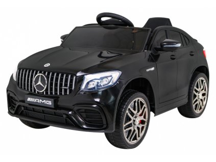 Mercedes Benz GLC63S dla dzieci Czarny Suv + Pilot + Napęd 4x4