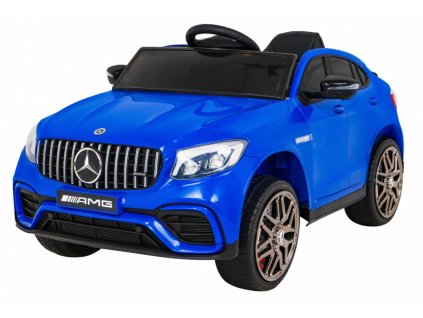 Mercedes Benz GLC63S dla dzieci Niebieski SUV z pilotem