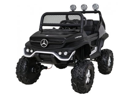 Mercedes Benz Unimog dla dzieci Czarny + Terenowy 4x4