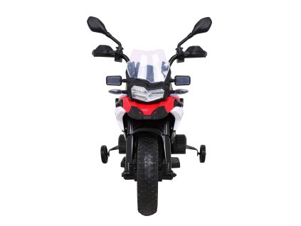 Motor BMW F850 GS na akumulator dla dzieci Czerwony + Kółka pomocnicze + Audio LED + Wolny Start + EVA
