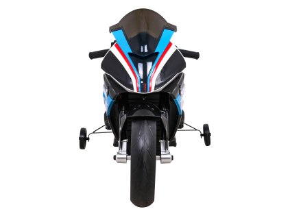 Motor BMW HP4 na akumulator dla dzieci Niebieski + Pomocnicze kółka + Wolny Start + EVA + MP3 LED