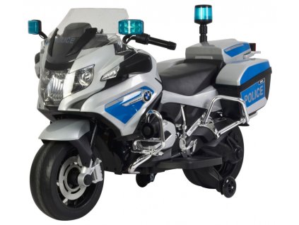 BMW R1200RT Policja Motor elektryczny dla dzieci + Kółka pomocnicze + Dźwięki + LED + EVA + Wolny Start