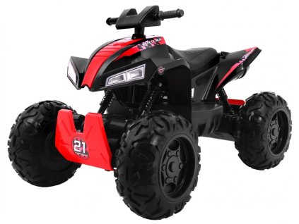 Quad na akumulator Sport Run dla dzieci Czarny + Napęd 4x4 + LED + Radio MP3