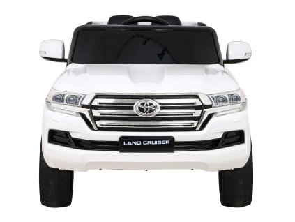 Toyota Land Cruiser na akumulator Biały SUV + Pilot + Schowek