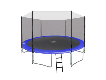 Trampolina ogrodowa SkyRamiz 427cm 14FT dla dzieci Niebieski + Akcesoria