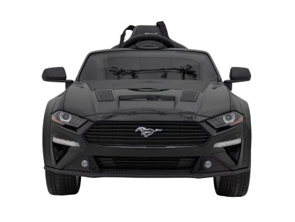 Autko Ford Mustang GT na akumulator dla dzieci Czarny + Regulacja siedzenia + Audio LED + EVA + Wolny Start