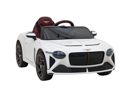Autko Bentley Bacalar na akumulator dla dzieci Biały + Pilot + EVA + Wolny Start + Audio LED