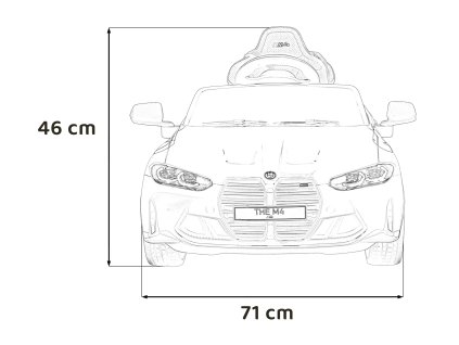 Pojazd BMW M4 Czerwony