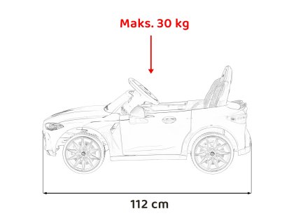 Pojazd BMW M4 Niebieski