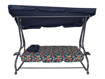 Huśtawka Ogrodowa Siedzisko Textylina 2x1 WZÓR TROPIC