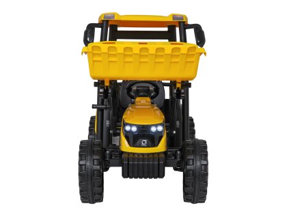 Pojazd MEGA Traktor D68 Z Przyczepką Żółty