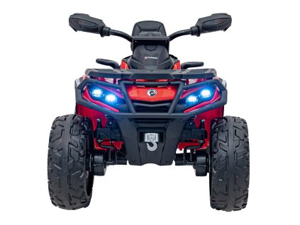Quad Can Am Outlander ATV z Pilotem Czerwony