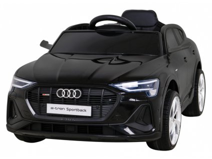 Audi E-Tron Sportback dla dzieci Czarny + Pilot + Napęd 4x4 + Wolny Start + Radio MP3 + LED