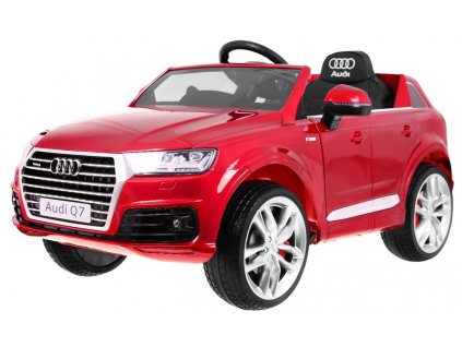 Audi Q7 Quattro S-Line na akumulator Lakier Czerwony SUV + Pilot