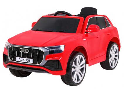 Audi Q8 Lift na akumulator dla dzieci Czerwony SUV + Pilot