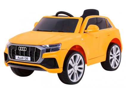 Audi Q8 Lift, SUV na akumulator dla dzieci Żółty + Pilot