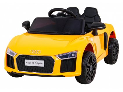 Audi R8 na akumulator dla dzieci Żółty + Pilot